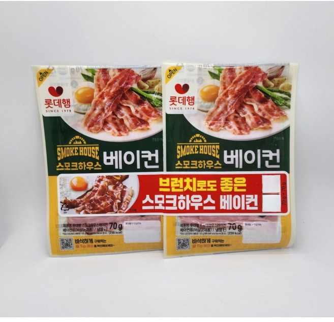 롯데 베이컨 70gx2, 70g