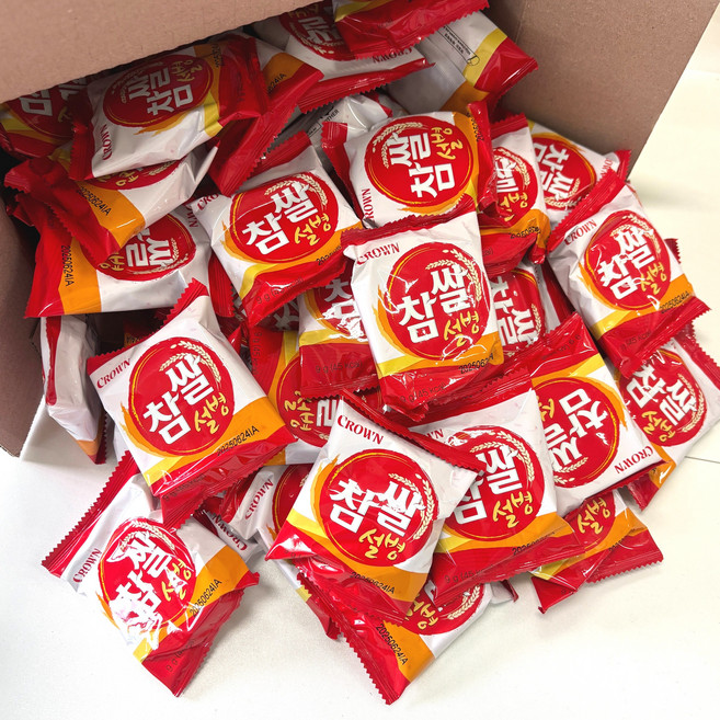 크라운 참쌀 설병 대용량, 9g, 30개