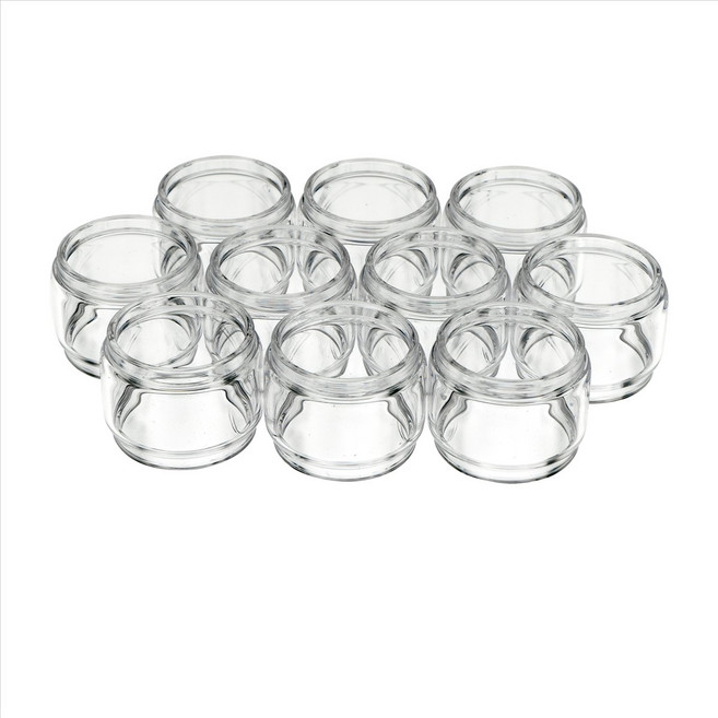 10pcs Zeus sub ohm 탱크 수리 부품 액세서리 용 미니 컵 투명 버블 유리 튜브 미니 컵