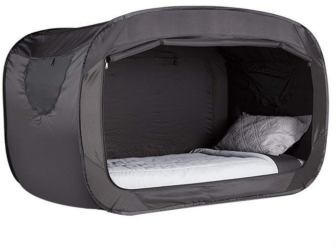 암막 난방 텐트 원터치 모기장 돌핀 정문 1인용