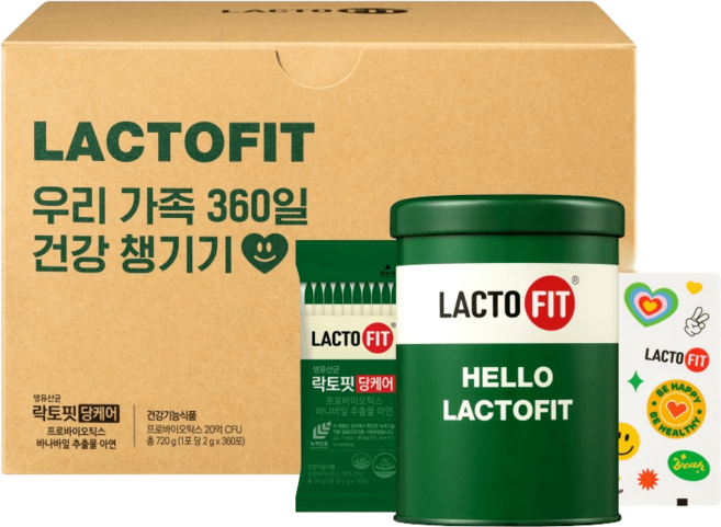종근당건강 락토핏 당케어 360 기획세트 대용량, 1세트