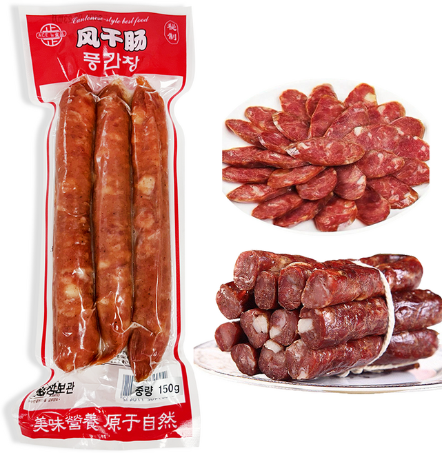 홍홍 중국식품 깐창 풍깐창 중국소시지 말린소시지, 150g, 1개