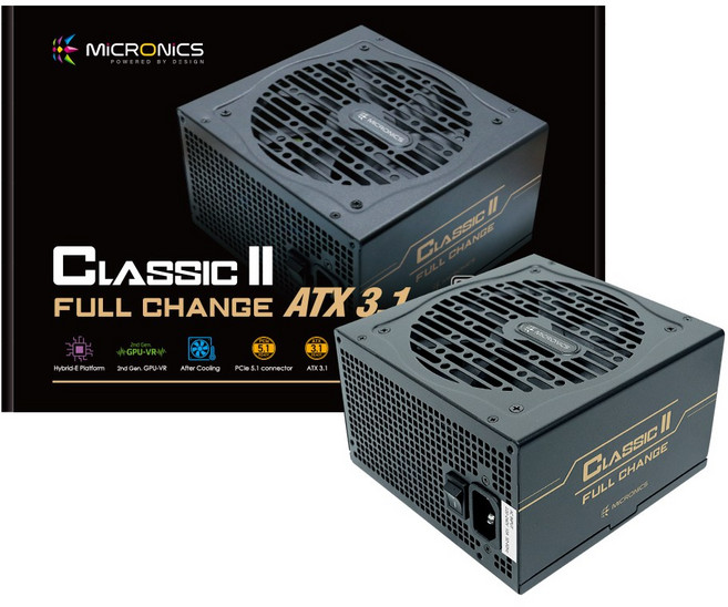 마이크로닉스 Classic II 풀체인지 900W 80PLUS실버 ATX3.1 컴퓨터 파워