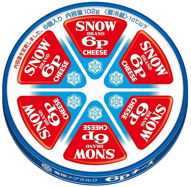 유키지루시 6P 포션치즈 (102g), 102g