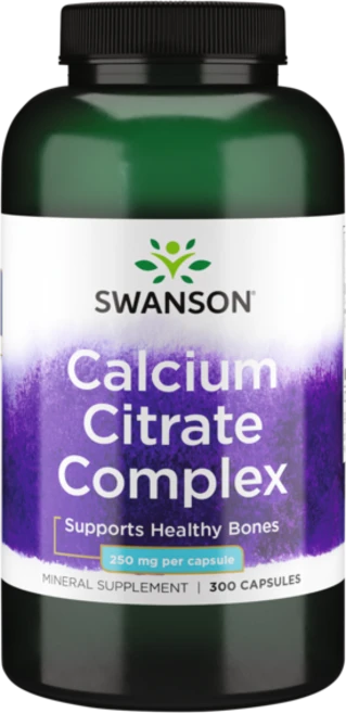 스완슨 칼슘 시트레이트 컴플렉스 250mg 캡슐, 100 pieces, 1개, 300정 - 쿠팡