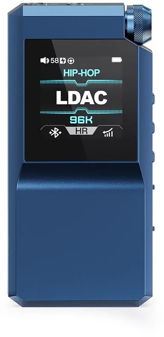 FiiO BTR17 휴대용 블루투스 디코딩 이어폰 전력 증폭기 HiFi 맞춤형 AAC/SBC/aptX/aptXAdaptive/aptxLossl, 01 BTR17 blue