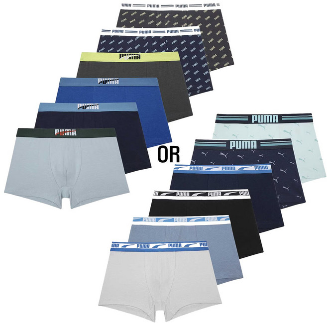 푸마 주니어 남아 6매 여아 8매 드로즈 팬티 세트 (8살~18살)