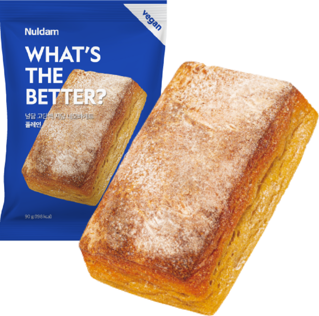 널담 고단백 저당 네모 바게트 크랜베리호두, 90g, 6개