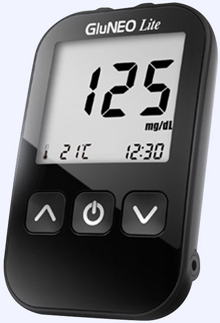 글루네오라이트당뇨체크기 OHC 혈당검사기 (시험지검사지별도), 1박스, 글루네오라이트혈당측정기