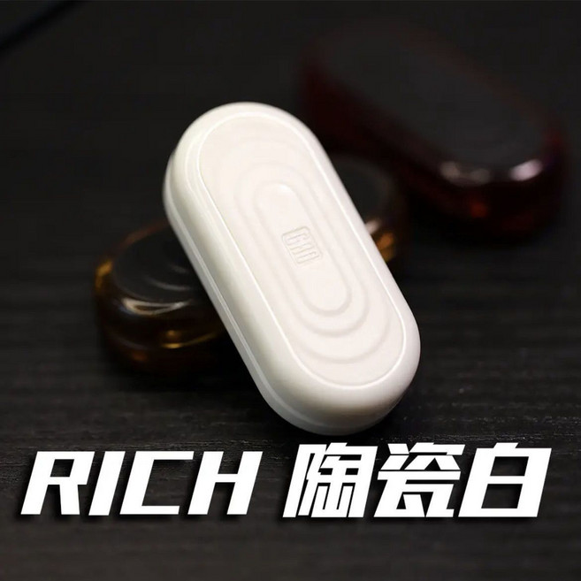 瑞馳幣機械段落磁力推牌啪啪幣 玩轉解壓, 1個, 正品發糕：【白色】-瑞馳幣