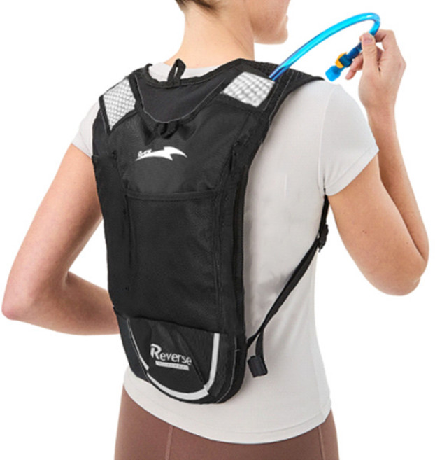 등산 하이킹 라이딩 유연한 밀착 수분공급 아웃도어 베이직 경량백팩 3L, 리버스실버, 1개