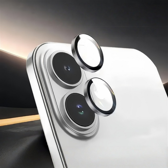 iPhone 15 Pro Max 鏡頭保護貼, 銀色-（單顆）,15Pro/15ProMax, 1個