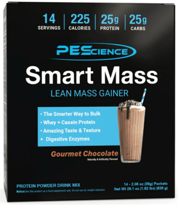 클린 벌크업 게이너 SMART MASS 초코맛, 1개, 826g
