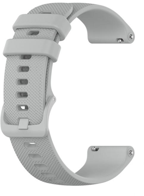Garmin Venu4 41mm 45mm 33s22s용 시계 스트랩 Garmin Vivoactive 6 544sForerunner 158 밴드용 실리콘 시계 밴드 스트랩, Grey Strap, 22mm universal, 21)Grey Strap