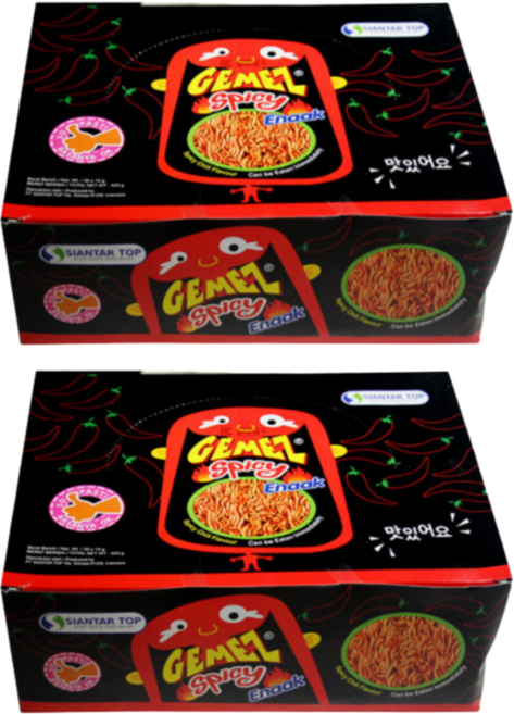 게메즈 에낙 스파이시 라면과자, 14g, 60개