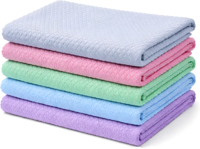 리빙에이드 물자국없는 얼룩없는 마법 요술 행주, 1세트