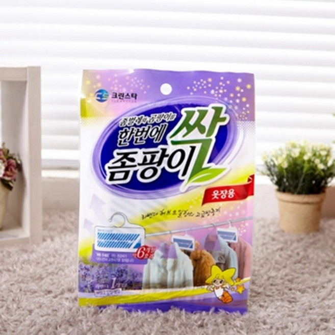 옷장용 곰팡이 좀벌레 제거제 잘취제 제습제 라벤다향 3개