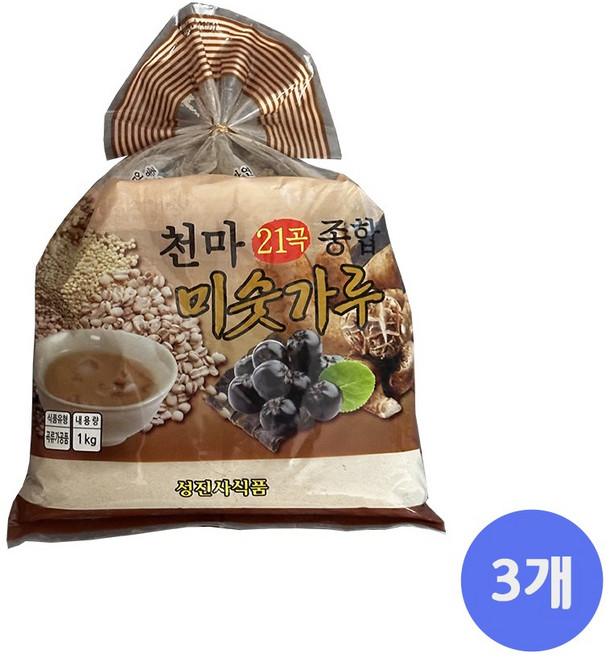 성진사 천마 21곡 종합 미숫가루, 1kg, 3개