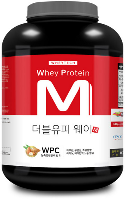 웨이테크 더블유피 웨이 M 고함량 단백질보충제 WPC/프로틴 헬스보충제, 1.2kg, 1개, 01.더블유피 웨이 M