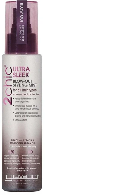GIOVANNI 지오반니 2chic 울트라 슬릭 플랫아이론 스타일링 미스트, 118ml, 2개 - 쿠팡