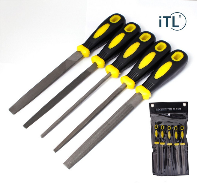 ITL 야스리 쇠줄 목공줄 조줄 5PCS 310mm, 1세트