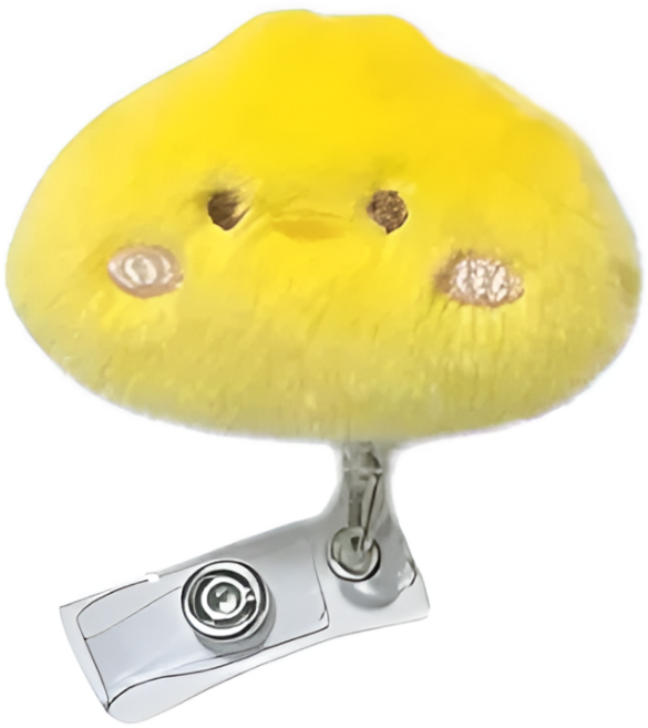 비앤데일리 간호사 릴홀더 인형 테이프걸이 사원증 클립형, 1개, C4.병아리