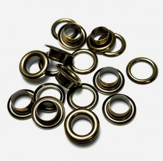 [청라핸즈] 아일렛 9호8mm 앤틱골드 10세트 (04-804)