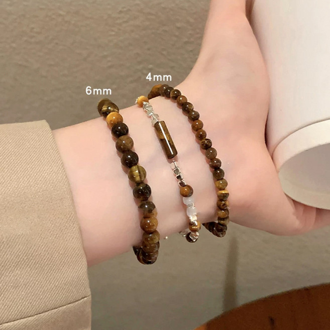 NY STYLE 호안석 여성 팔찌 3종 세트 고급 유니크 디자인 액세서리