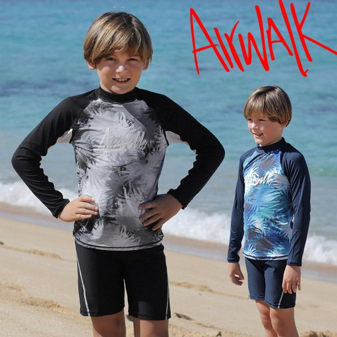 에어워크서프 남아동래쉬가드세트2피스+수모 YAWe1856아동레쉬가드아동래시가드아동수영복아동비치웨어