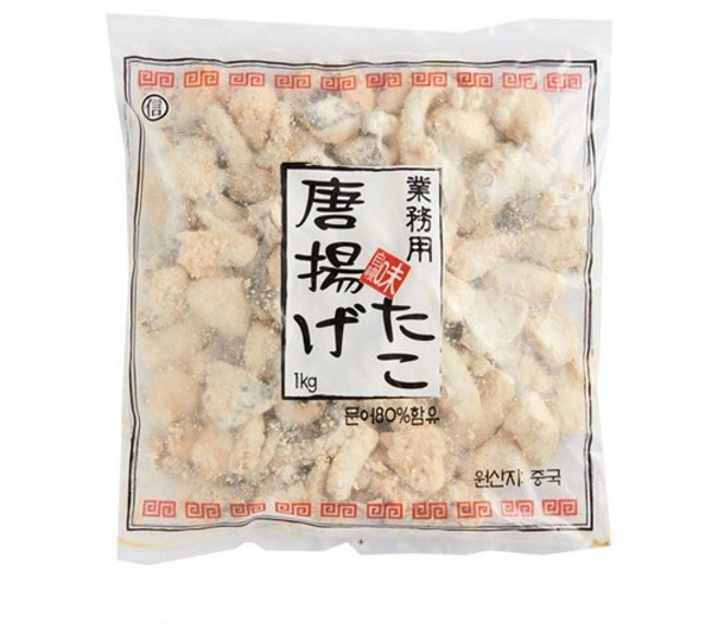 문어가라아게 1kg x 4봉 문어튀김 [모노마트], 4개