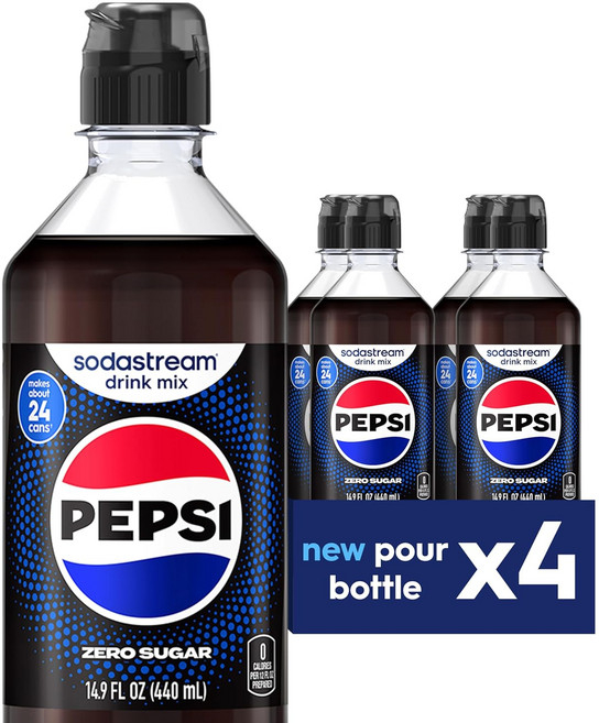 소다스트림 SodaStream 탄산수 시럽 제로-펩시, 440ml