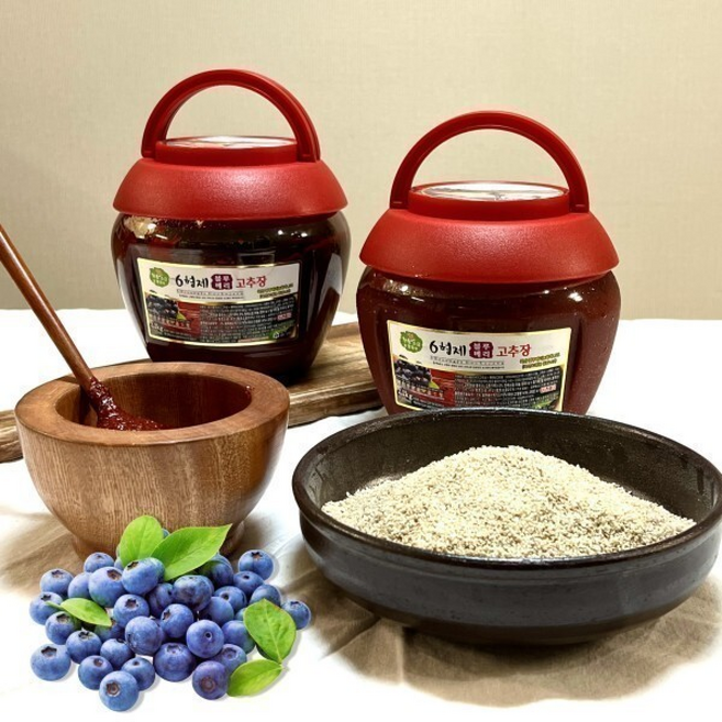 저염 안매운 블루베리 순창 고추장 함초소금 함유 인간극장 신안군 6형제, 1개, 2.2kg