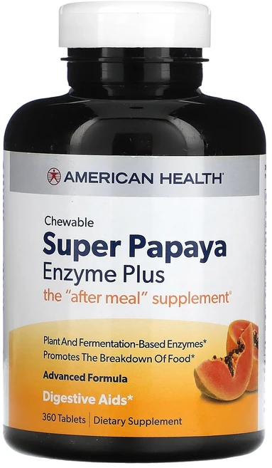 매우편하고 American Health 슈퍼 츄어블 파파야 엔자임 플러스 360정 끝내주게잘나가는상품, AmericanHealth슈퍼츄어블파파야엔자임플러스36 - 쿠팡