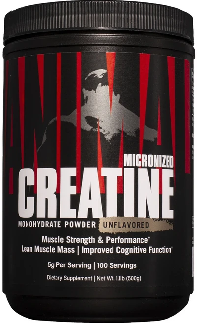 유니버셜뉴트리션 애니멀 마이크로나이즈드 크레아틴 무맛, 1개, 500g - 쿠팡