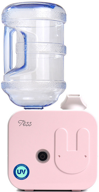 테스 보틀형 가습기, 710P핑크+1리터생수병포함