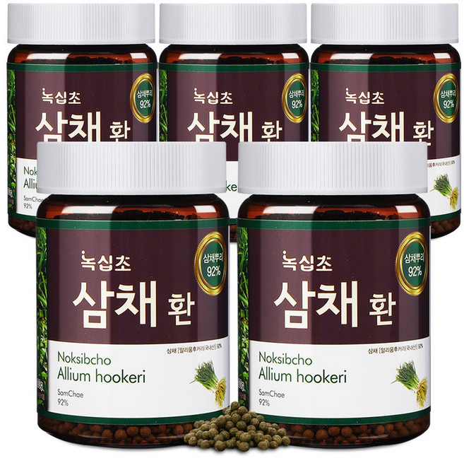 녹십초 삼채환, 100g, 5개