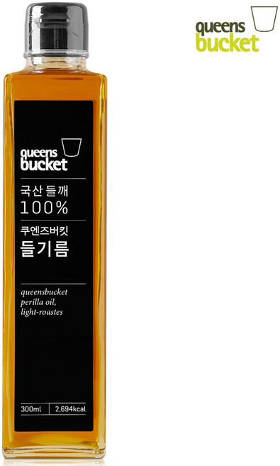 쿠엔즈버킷 국산 들깨 100% 저온압착 들기름, 300ml, 1개