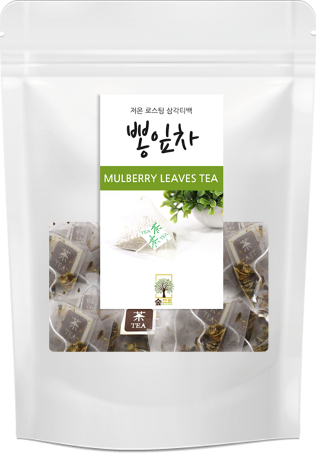 뽕잎차 삼각티백 50티백 숲으로허브, 1g, 50개입, 1개
