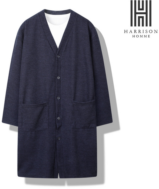 해리슨 리브드 롱 가디건 MJB1603