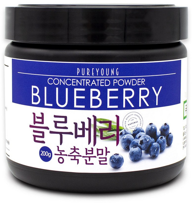 퓨어영 블루베리농축분말 200g, 1개
