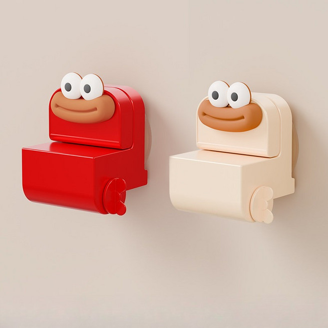 베베어스 손쉽게 남김없이 치약 스탠디형 만능 짜개 디스펜서, 레드+화이트