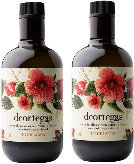 데오르테가스 호지블랑카 엑스트라버진 올리브오일, 2개, 500ml