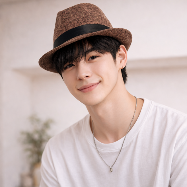 SODAM GO2 남자 페도라 신사모자 남자 카우보이 모자