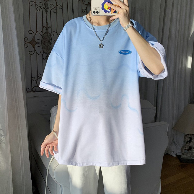 그라데이션 반팔