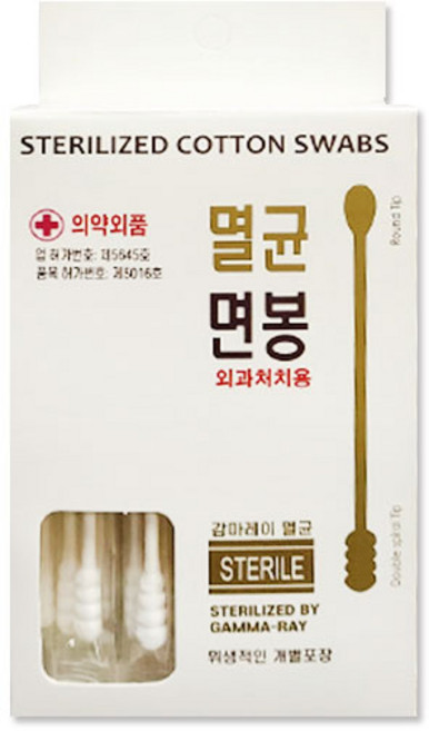 멸균 면봉, 30개입, 1개