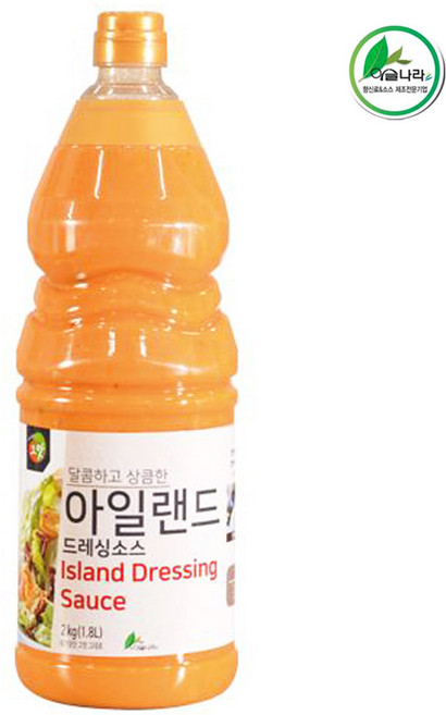(주)이슬나라 아일랜드 드레싱 소스 1.8kg, 1개