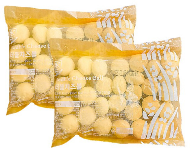 삼립 더블 치즈볼 780g x 2개 / 냉동 모짜렐라 크림치즈