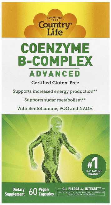 컨트리라이프 코엔자임 B-컴플렉스 어드밴스드 베지캡슐 60정, 6개