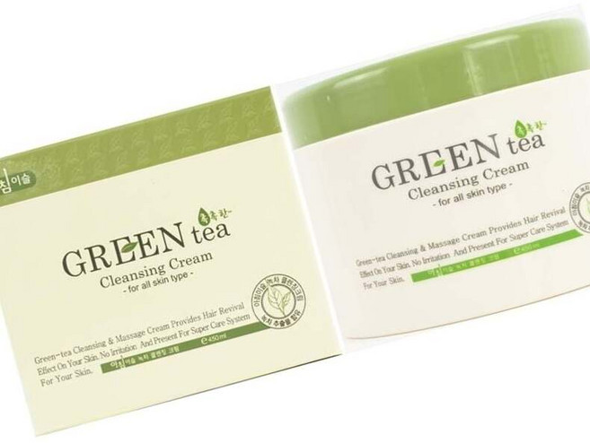 (NEW)클렌징 아침이슬 녹차 크림 450ml