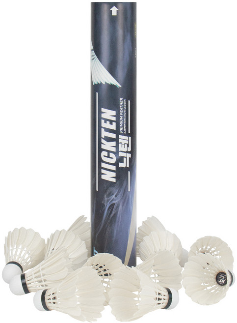 닉텐 배드민턴 거위깃털 셔틀콕